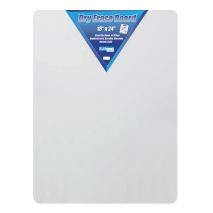 Picture of Flipside Non-Magnetic Unframed Dry-Erase Whiteboards, 18in x 24in, White, Pack Of 3