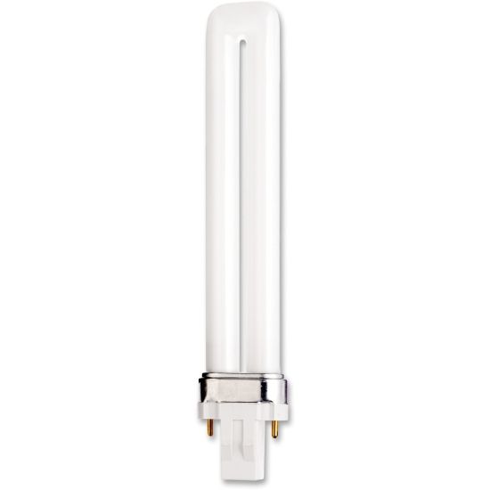 Picture of Satco Twin-Tube 13-Watt Fluorescent Bulb, Soft White