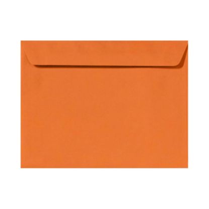 Picture of LUX Booklet 9in x 12in Envelopes, Gummed Seal, Mandarin Orange, Pack Of 250