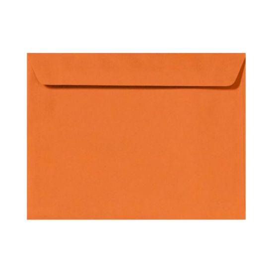 Picture of LUX Booklet 9in x 12in Envelopes, Gummed Seal, Mandarin Orange, Pack Of 250