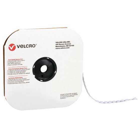 Picture of VELCRO Brand Hook, 1/2in White Dots, Roll Of 1,440