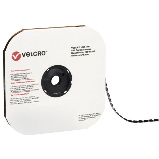 Picture of VELCRO Brand - Hook, 3/4in Dots, Black, Roll Of 1,028