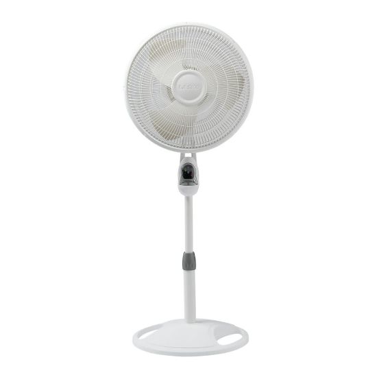 Picture of Lasko 3-Speed Stand Fan with Remote Control, 47inH x 17inW x 18inD, White