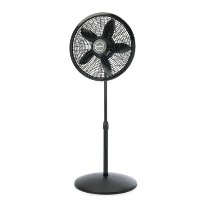 Picture of Lasko Elegance And Performance 18in 3-Speed Pedestal Fan, 54.5inH x 20.5inW x 20.5inD, Black