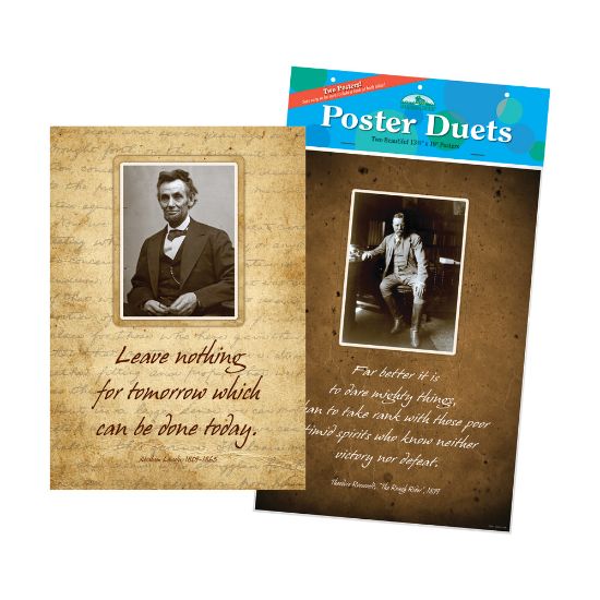 Picture of Barker Creek Poster Duet Set, Presidential, Pack Of 2