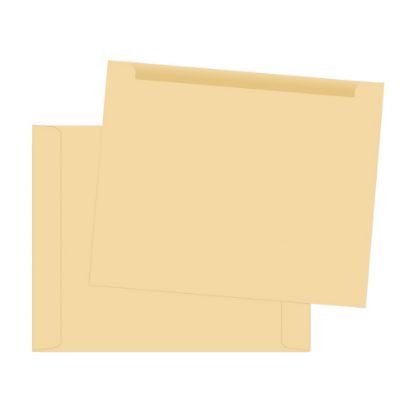 Picture of Quality Park Paper File Jackets, 9 1/2in x 11 3/4in, Cameo, Box Of 100