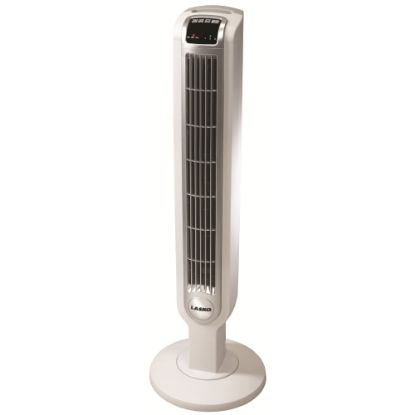 Picture of Lasko 3-Speed Tower Fan with Remote Control, 36inH x 12inW x 12inD, White