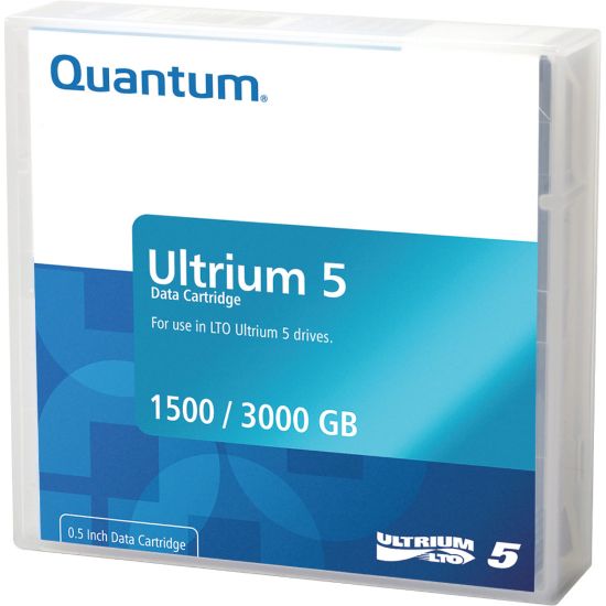 Picture of Quantum MR-L5MQN-20 LTO Ultrium 5 Data Cartridge - LTO-5 - 1.50 TB (Native) / 3 TB (Compressed) - 2775.59 ft Tape Length - 20 Pack