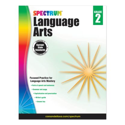 Picture of Carson-Dellosa Spectrum Language Arts Workbook, Grade 2