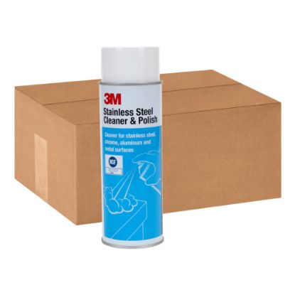 Picture of 3M 14002 Stainless Steel Cleaner And Polish, 21 Oz Bottle, Case Of 12