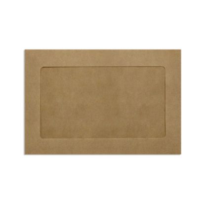 Picture of LUX #6 1/2 Full-Face Window Envelopes, Middle Window, Gummed Seal, Grocery Bag, Pack Of 50