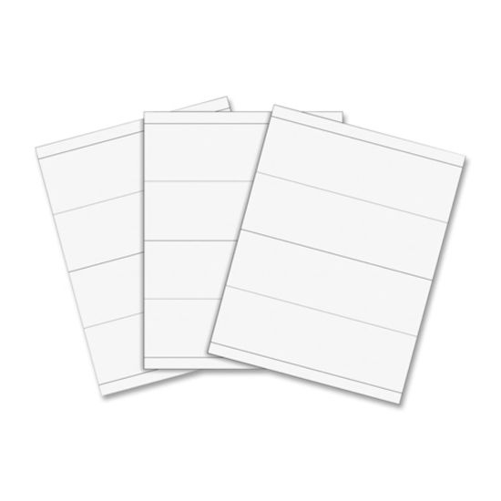 Picture of C-Line Embossed Cardstock Name Tents - Letter - 8 1/2in x 11in - 100 / Box - White