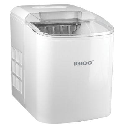 Picture of Igloo ICEB26WH Automatic Portable Countertop Ice Maker Machine, White