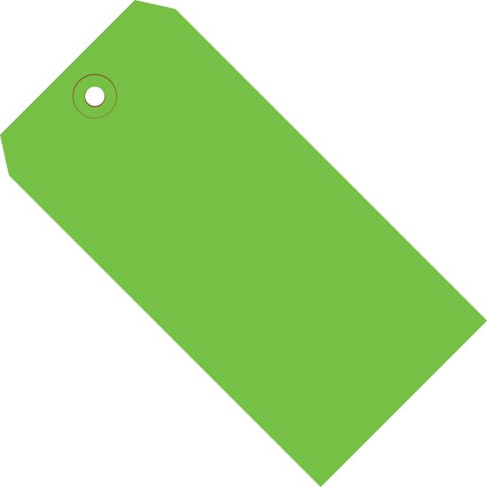 Picture of Partners Brand Shipping Tags, 8in x 4in, Green, Case Of 500