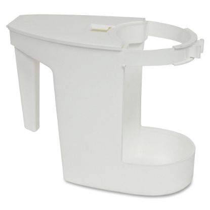 Picture of Genuine Joe Toilet Bowl Mop Caddy - 12 / Carton - White