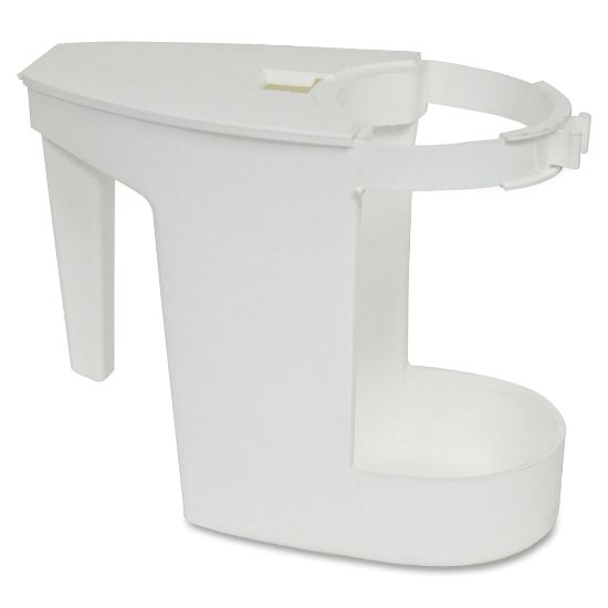 Picture of Genuine Joe Toilet Bowl Mop Caddy - 12 / Carton - White