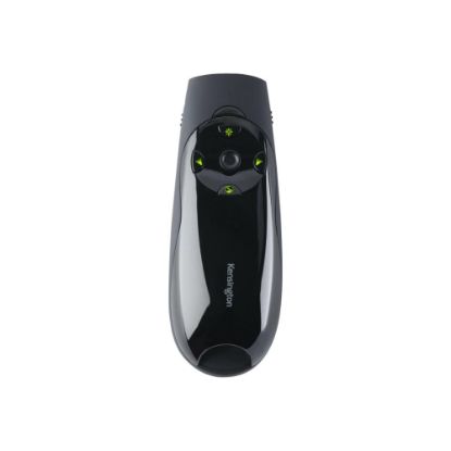 Picture of Kensington Presenter Expert Wireless Cursor Control with Green Laser - Presentation remote control - 4 buttons - RF - black