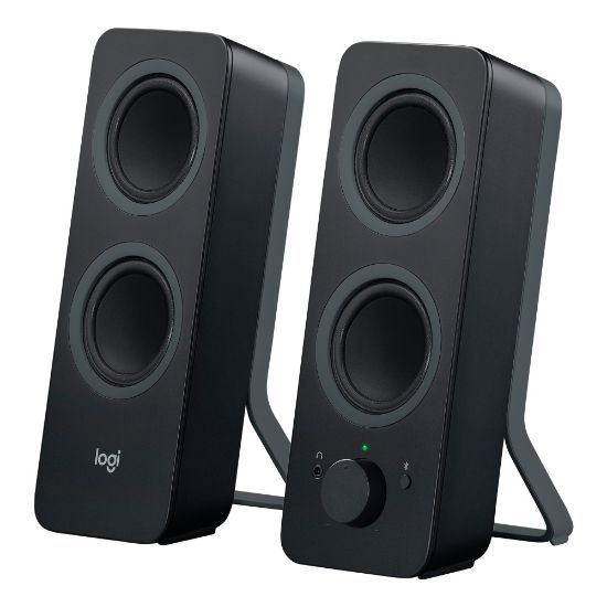 Picture of Logitech Z207 Bluetooth Computer Speakers, Black, Pack Of 2