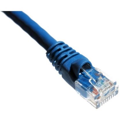 Picture of Axiom 75FT CAT5E 350mhz Patch Cable Molded Boot (Blue) - Category 5e for Network Device - Patch Cable - 75 ft - 1 x - 1 x - Gold-plated Contacts - Blue