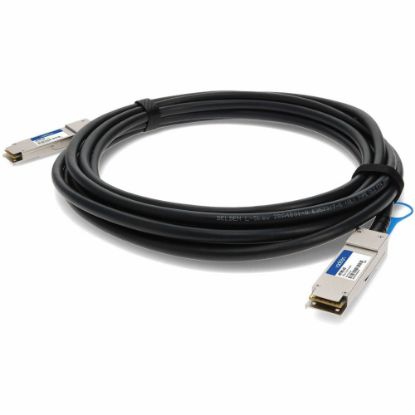 Picture of AddOn IBM 49Y7891 Compatible TAA Compliant 40GBase-CU QSFP+ to QSFP+ Direct Attach Cable (Passive Twinax, 3m) - 100% compatible and guaranteed to work