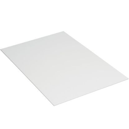 Picture of Partners Brand Plastic Corrugated Sheets, 18in x 24in, White, Pack Of 10