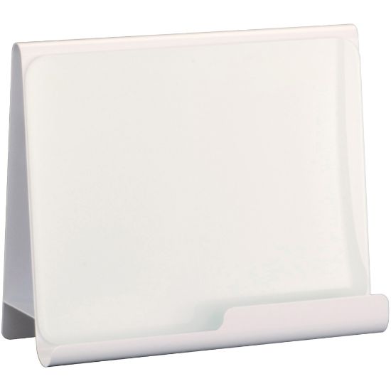 Picture of Safco Wave Whiteboard Holder - 14.8in Height x 17in Width x 7in Depth - Desktop - Powder Coated - White