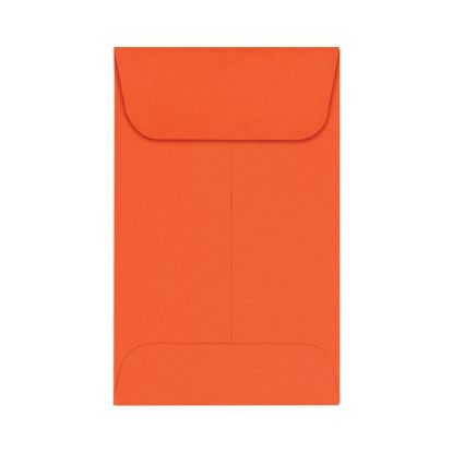 Picture of LUX Coin Envelopes, #1, Gummed Seal, Tangerine, Pack Of 1,000