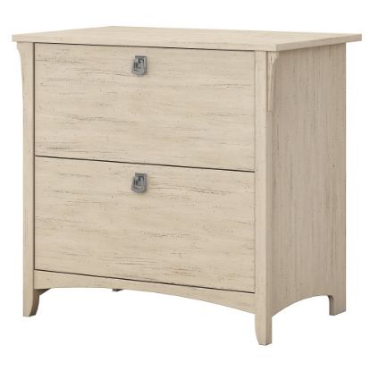 Picture of Bush Business Furniture Salinas 31-3/4inW x 20inD Lateral 2-Drawer File Cabinet, Antique White, Standard Delivery