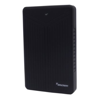 Picture of SKILCRAFT Portable External Hard Drive, 2TB, Black