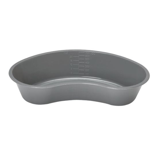 Picture of Medline Emesis Basins, 2inH x 4 1/2inW x 9inD, Graphite, Pack Of 250