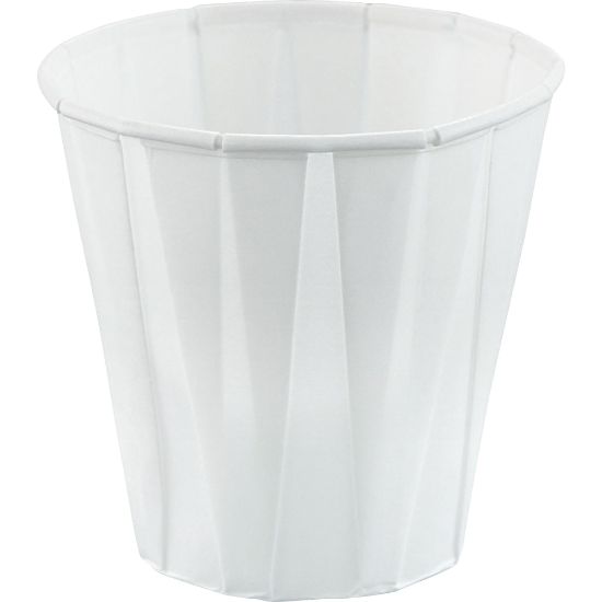 Picture of Solo Cup 3.5 oz. Paper Cups - 100 - 3.50 fl oz - 5000 / Carton - White - Paper - Medicine