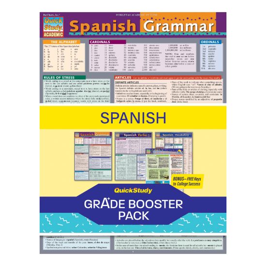 Picture of QuickStudy Grade Booster Pack, Spanish