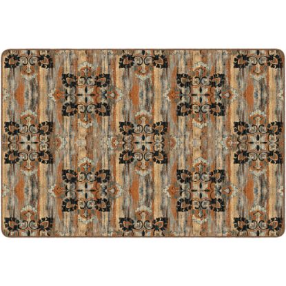 Picture of Flagship Carpets Franklin Rectangular Rug, 72in x 108in, Chocolate