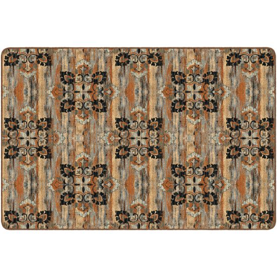 Picture of Flagship Carpets Franklin Rectangular Rug, 72in x 108in, Chocolate