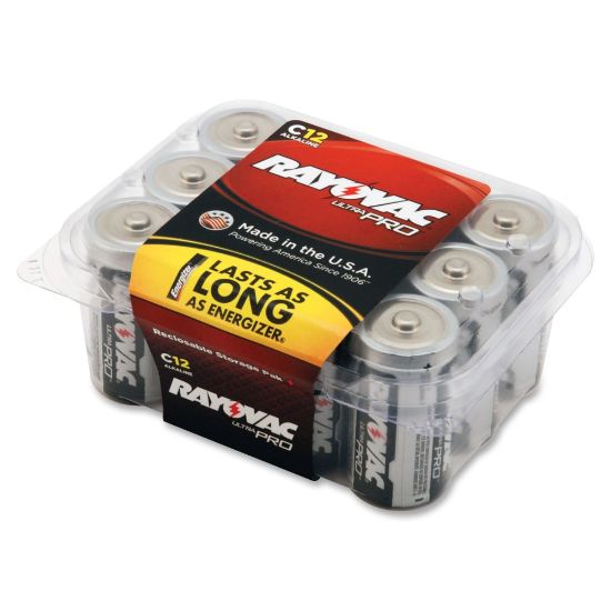 Picture of Rayovac Ultra Pro Alkaline C Battery 12-Packs - For Multipurpose - C - 1.5 V DC - 8 / Carton