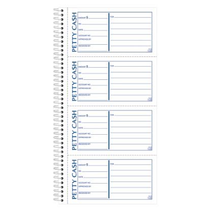 Picture of Adams 2-Part Petty Cash Receipt Book, 5 1/2in x 11in, Book Of 200 Sets