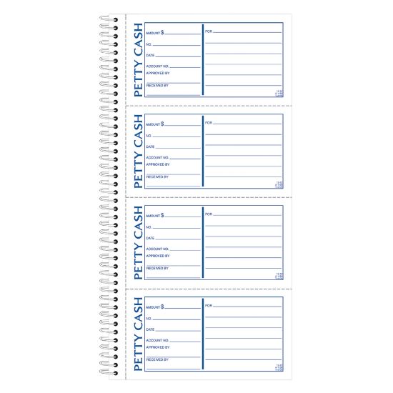 Picture of Adams 2-Part Petty Cash Receipt Book, 5 1/2in x 11in, Book Of 200 Sets