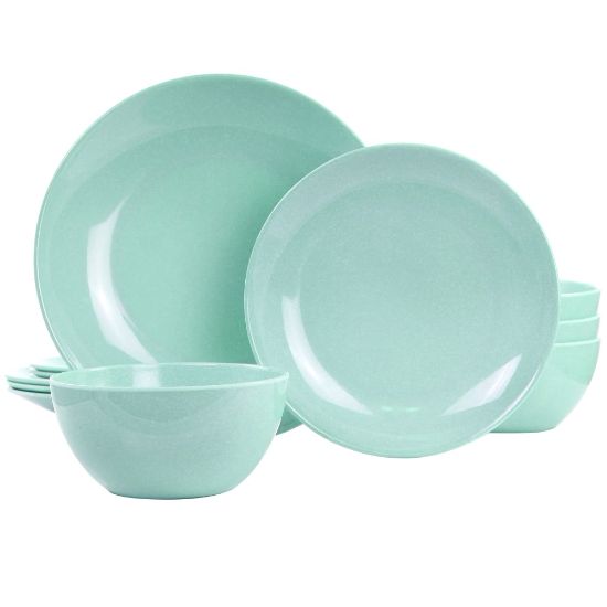 Picture of Martha Stewart Melamine Dinnerware Set, Blue