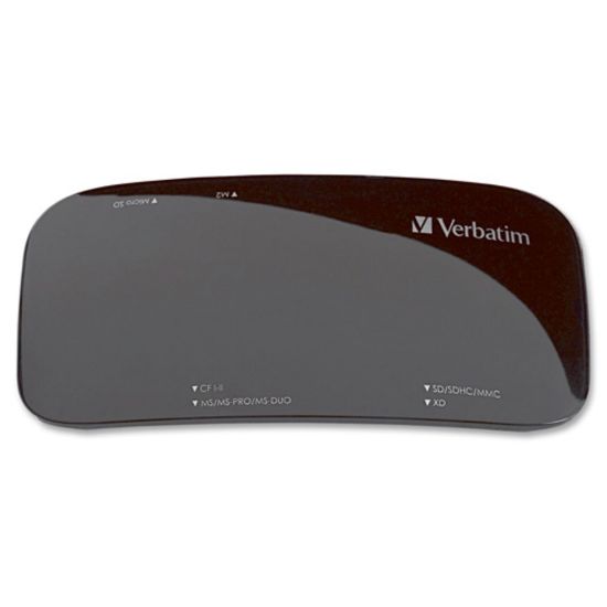 Picture of Verbatim USB 2.0 Universal Card Reader, Black