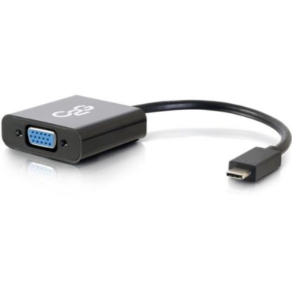 Picture of C2G USB C to VGA Video Adapter Converter - USB 3.1 - 1080p - M/F - USB Type C to VGA Video Adapter Dongle Hub