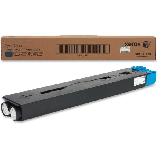 Picture of Xerox Original Toner Cartridge - Laser - 22000 Pages - Cyan - 1 Each