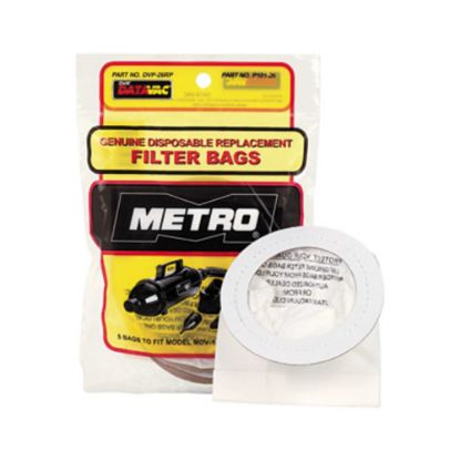 Picture of Metropolitan Vacuum Data-Vac/1 Pro Replacement Bags, Pack Of 5