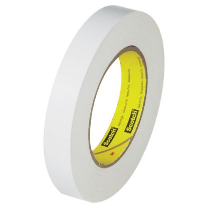 Picture of 3M 256 Flatback Tape, 3in Core, 1in x 60 Yd., White, Case Of 12