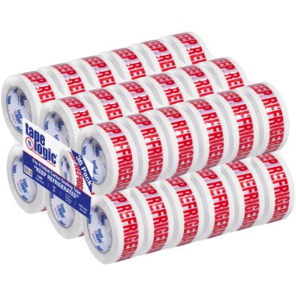 Picture of Tape Logic Pre-Printed Carton Sealing Tape, "Keep Refrigerated", 2in x 110 Yd., Red/White, Case Of 36