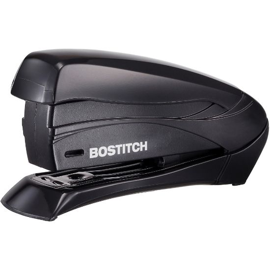 Picture of Bostitch Inspire Spring-Powered Compact Stapler, 15 Sheet Capacity, Black