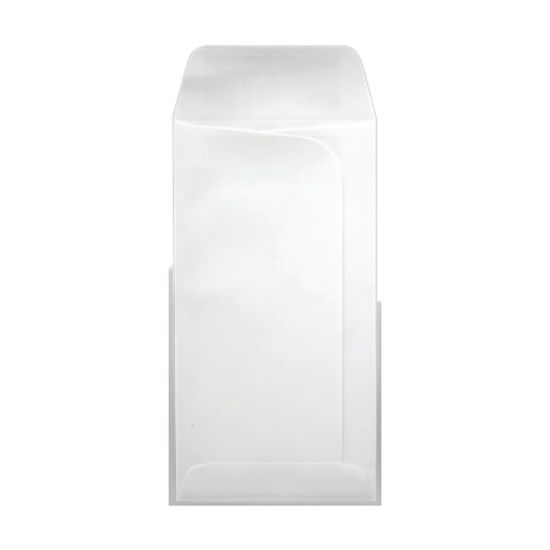 Picture of LUX #7 Large Drive-In Banking Envelopes, Peel & Press Closure, White, Pack Of 250