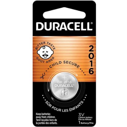 Picture of Duracell 3-Volt Lithium 2016 Coin Battery, Pack of 1