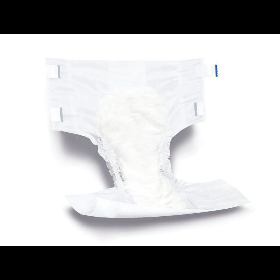 Picture of Medline Ultracare Cloth-Like Adult Briefs, Medium, 32 - 42in, White, Case Of 96