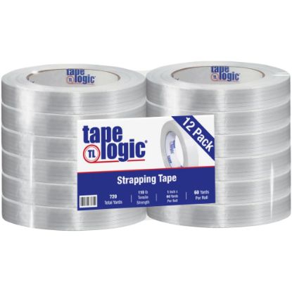 Picture of Tape Logic 1300 Strapping Tape, 1in x 60 Yd., Clear, Case Of 12