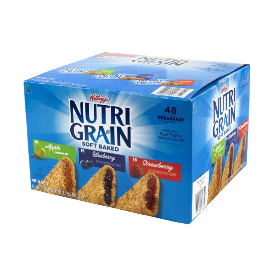 Picture of NUTRI-GRAIN Soft Baked Breakfast Bars Variety, 1.3 oz, 48 Count